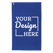 TW530 Port Authority Grommeted Microfiber Golf Towel