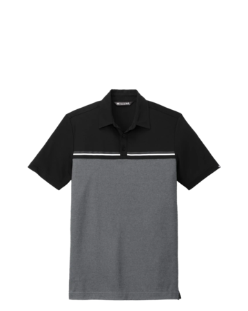 Model wearing a TM1MY401 TravisMathew Sunset Blocked Polo