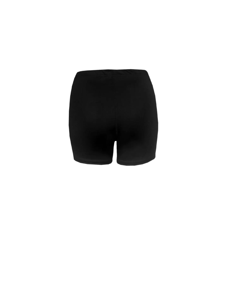 Image of a model wearing a BD4614 Badger Sport B-Fit Ladies' 4 Inch Short