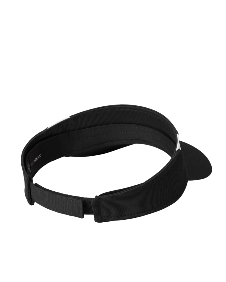 Image of a model wearing a STC13 Sport-Tek Dry Zone Colorblock Visor