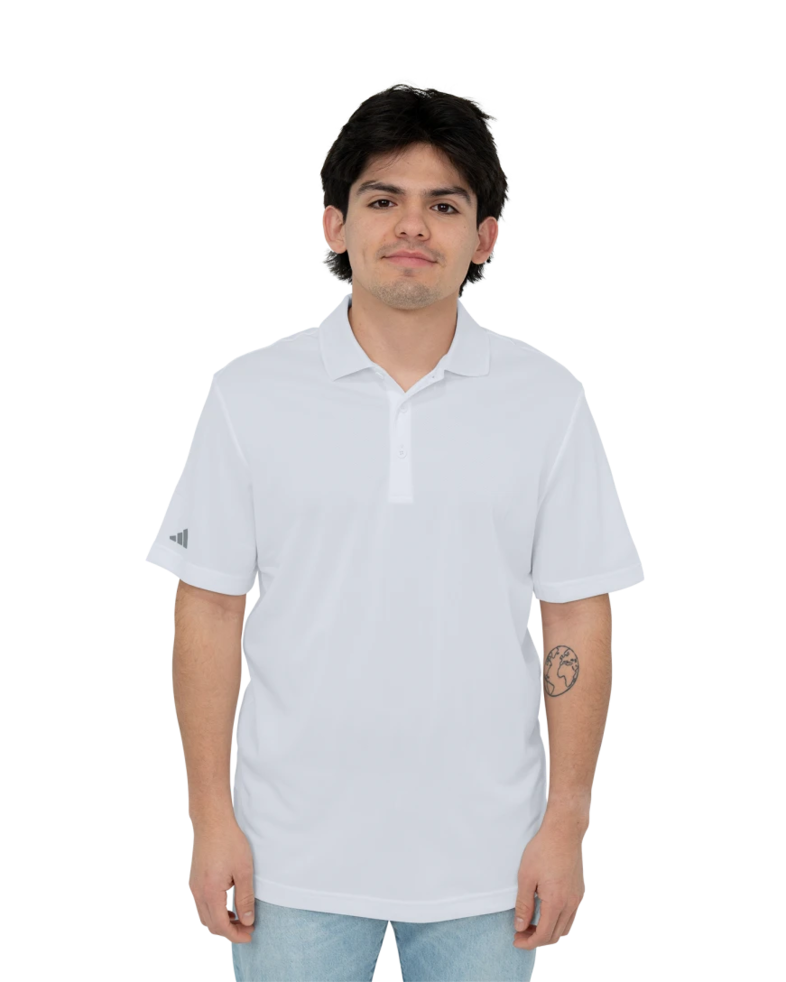 Image of a model wearing a A430 Adidas Basic Sport Polo