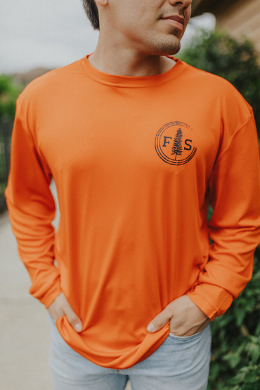 Customer wearing a ST350LS Sport-Tek - Long Sleeve Competitor Tee