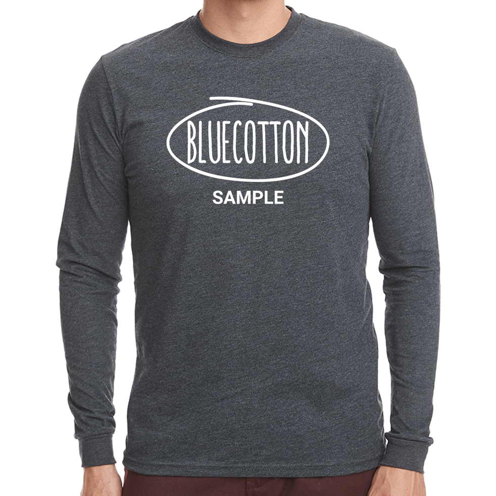 Image of 6411 Next Level Unisex Sueded Long Sleeve T-Shirt