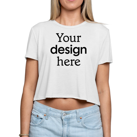 Sample image of 8882 Bella + Canvas Women’s Flowy Cropped Tee