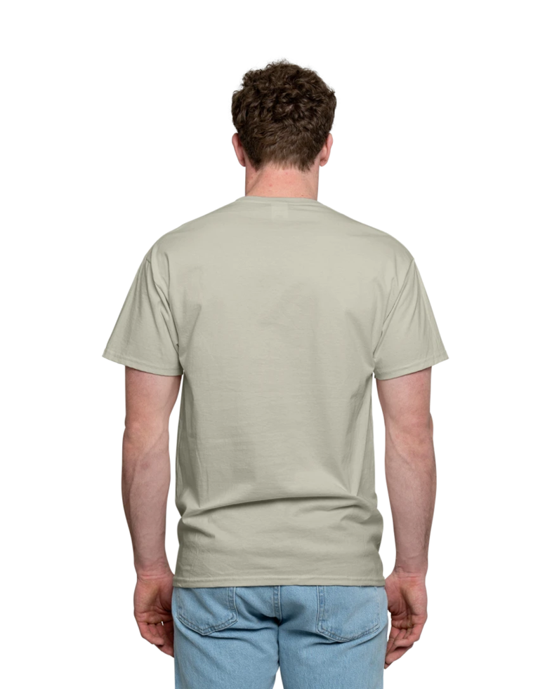Image of a model wearing a 5250 Hanes Unisex Authentic T-Shirt