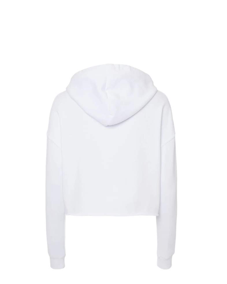 Image of a model wearing a AFX64CRP Independent Trading Co. Women’s Lightweight Cropped Hooded Sweatshirt