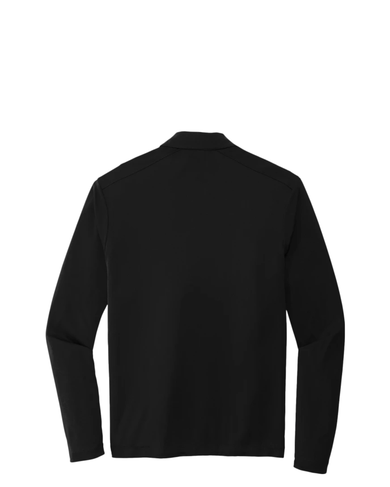 Image of a model wearing a ST520LS Sport-Tek Posi-UV Pro Long Sleeve Polo