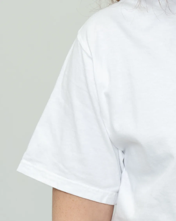 Closeup of a GDH100 ComfortWash by Hanes Garment-Dyed T-Shirt