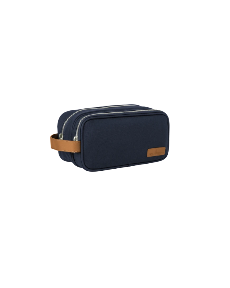 Image of a model wearing a BB18870 Brooks Brothers® Wells Dopp Kit