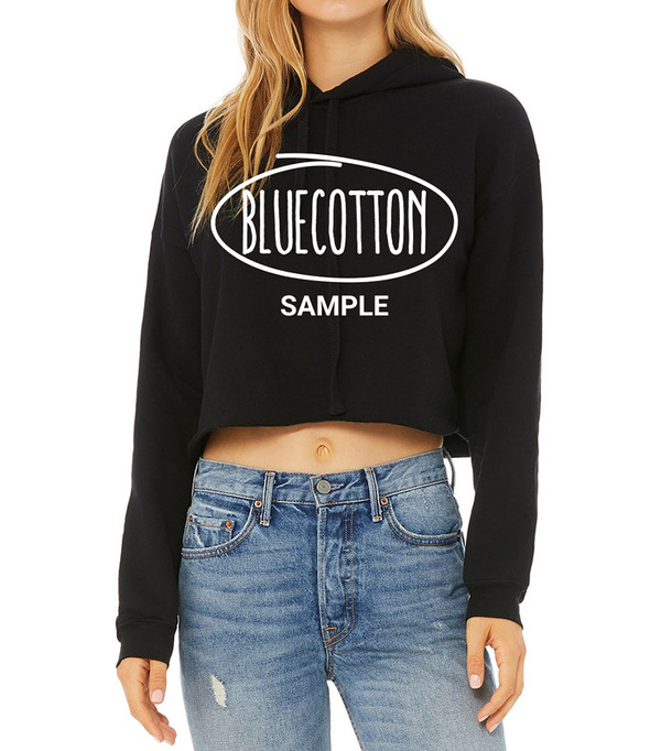 7502 Bella + Canvas Women's Cropped Fleece Hoodie