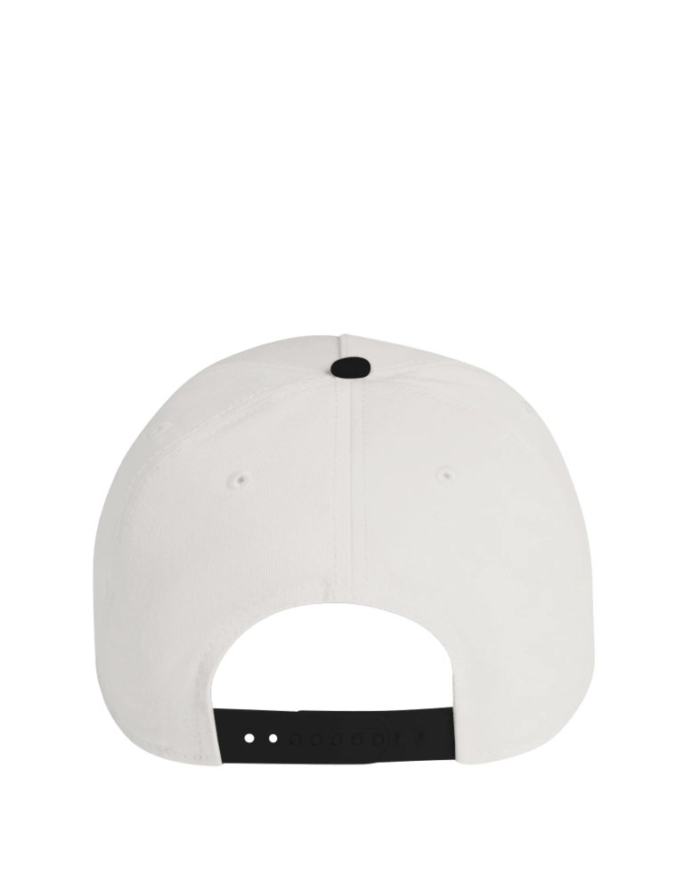 Image of a model wearing a 1165 AS Colour Frame Two-Tone Cap