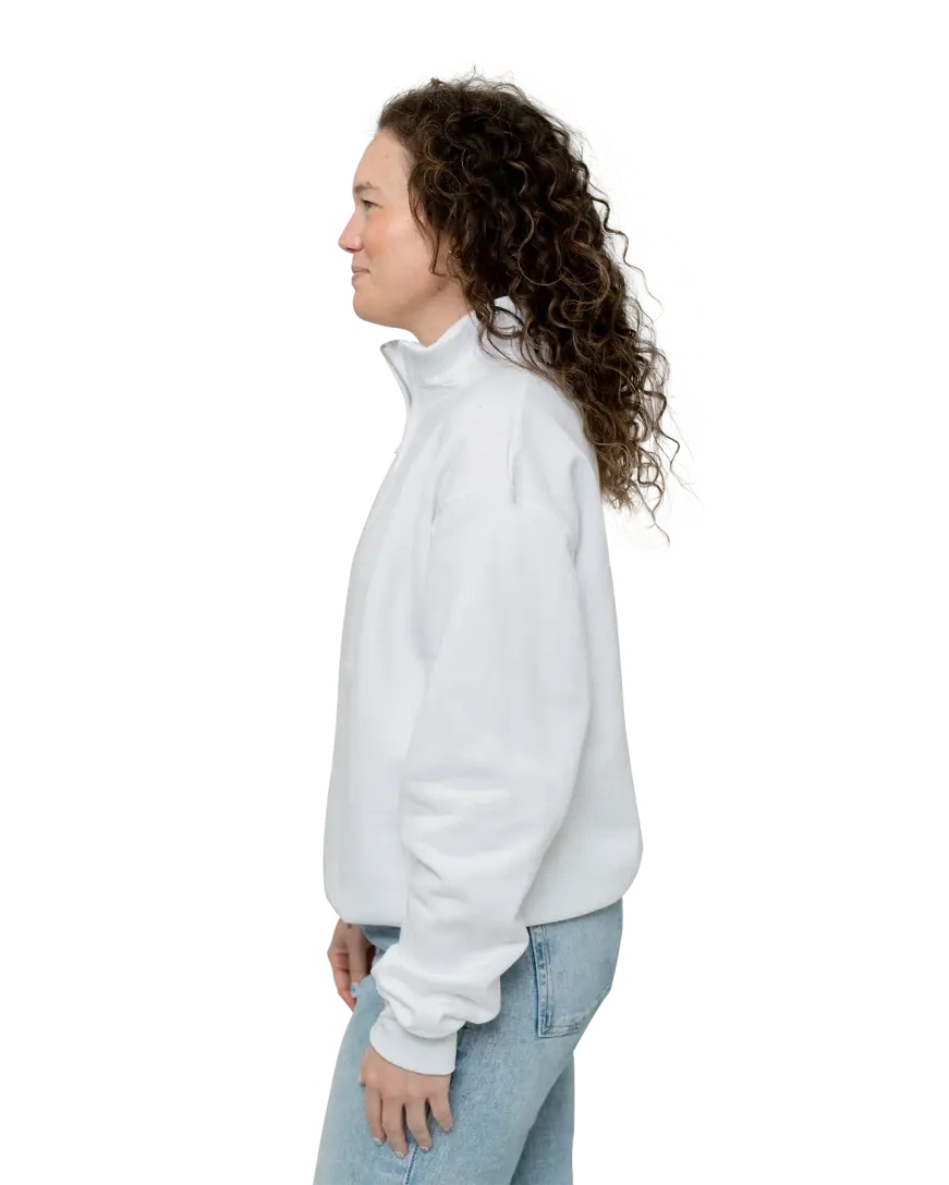 Custom 995M NuBlend Jerzees Quarter-Zip - BlueCotton