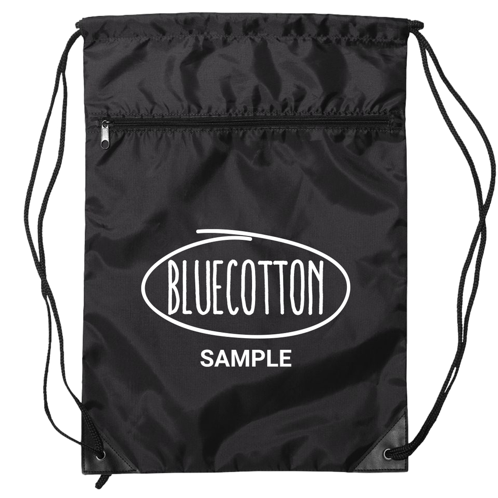 Image of 8888 Liberty Bags Zippered Drawstring Backpack