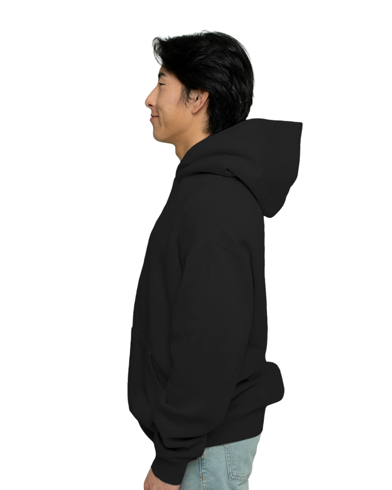 Image of a model wearing a 5166 AS Colour Relax Faded Hood