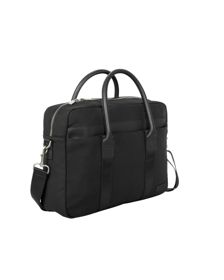 Image of a model wearing a BB18830 Brooks Brothers® Wells Briefcase