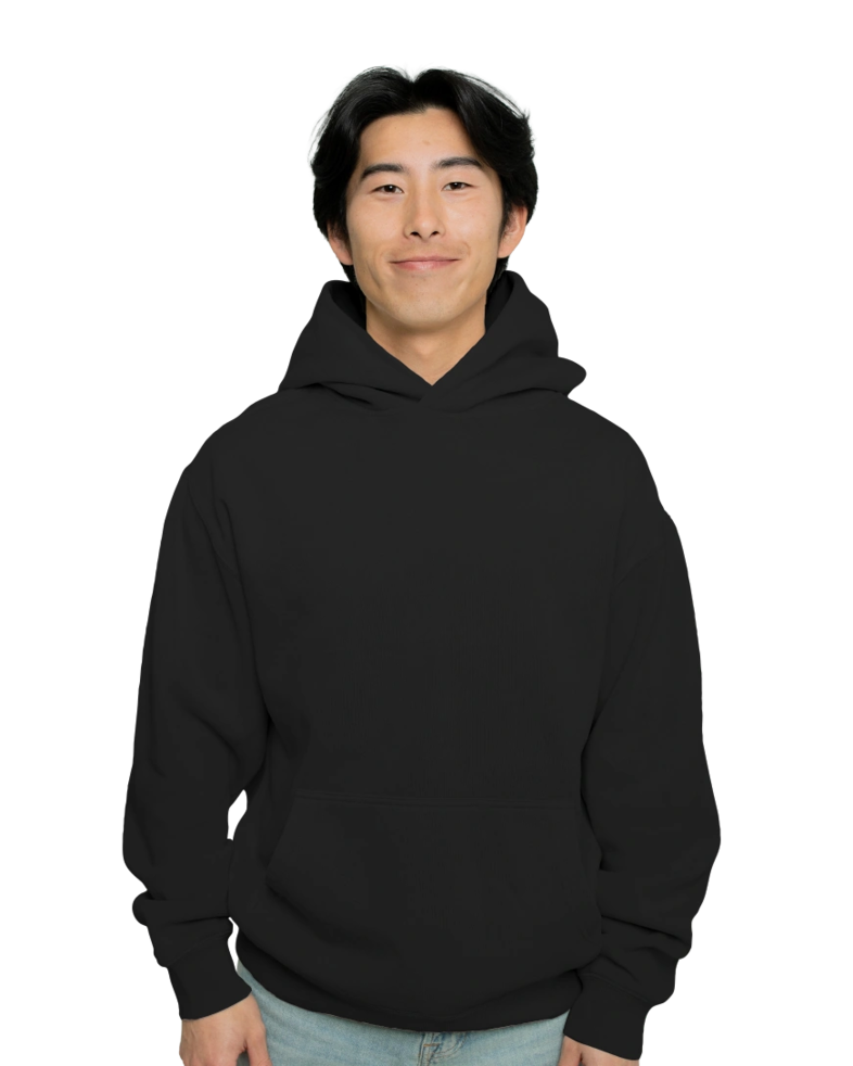 Image of a model wearing a 5166 AS Colour Relax Faded Hood