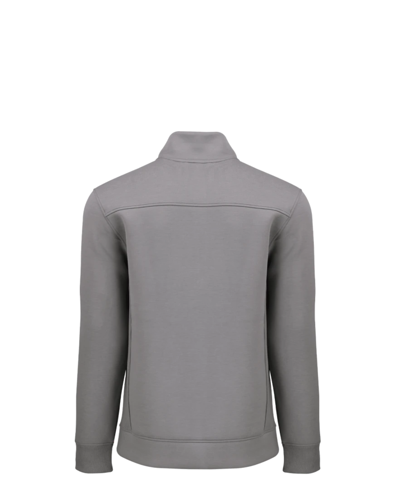 Image of a model wearing a MCK01308 Cutter & Buck Roam Eco Recycled Quarter Zip Mens Pullover