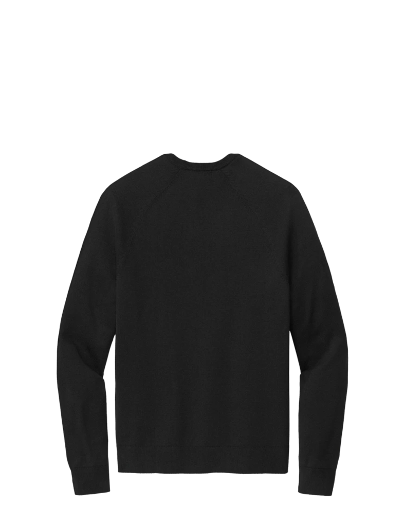 Image of a model wearing a BB18400 Brooks Brothers® Cotton Stretch V-Neck Sweater