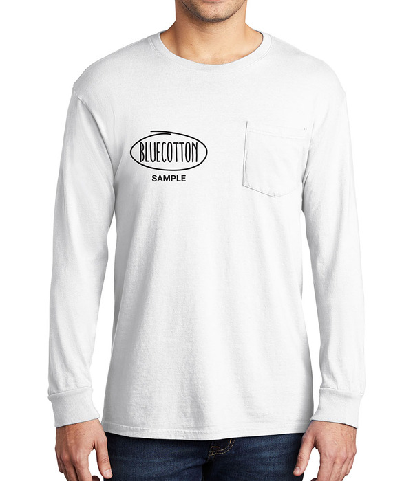 PC099LSP Port & Company Pigment Dyed Long Sleeve Pocket Tee