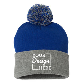 SP15 Sportsman Pom-Pom 12 Inch Knit Beanie