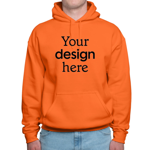 Sample image of 18500 Gildan Blend Pullover Hooded Sweatshirt