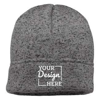 Custom Hats:  C917 Port Authority Heathered Knit Beanie