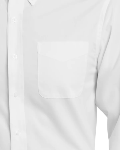 Closeup of a TLS608 Port Authority Tall Long Sleeve Easy Care Shirt