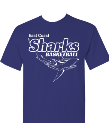 Sharks Basketball design idea