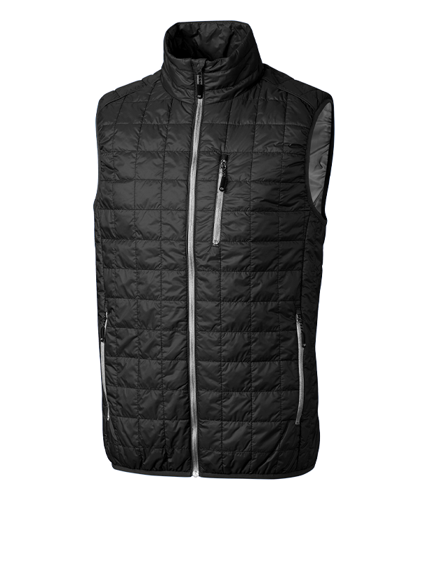 MCO00019 Cutter & Buck Rainier PrimaLoft® Mens Eco Insulated Full Zip Puffer Vest