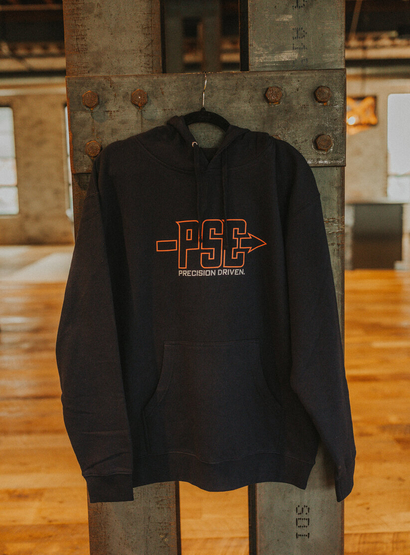 Customer wearing a SS4500 Independent Trading Co. Midweight Hooded Sweatshirt