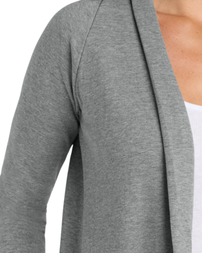 Closeup of a L807 Port Authority Ladies Interlock Cardigan