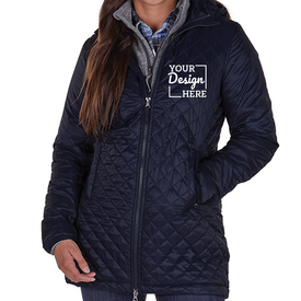 5245 Charles River Women's Lithium Quilted Hooded Parka