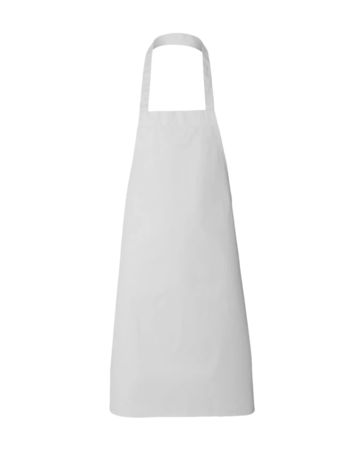 Model wearing a Q2010 Q-Tees Full-Length Butcher Apron