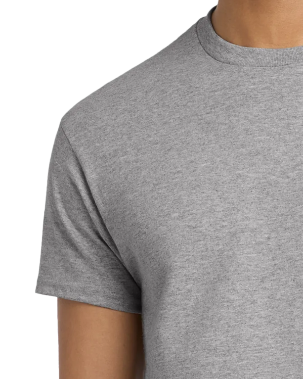 Closeup of a 2000T Gildan Ultra Cotton Tall Tee