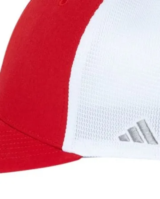Closeup of a A627S Adidas Sustainable Trucker Cap