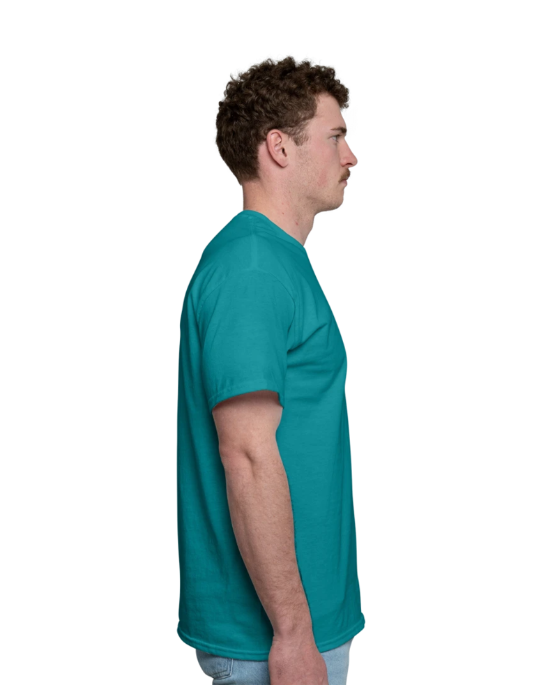 Image of a model wearing a 5000 Gildan Heavy Cotton T-Shirt