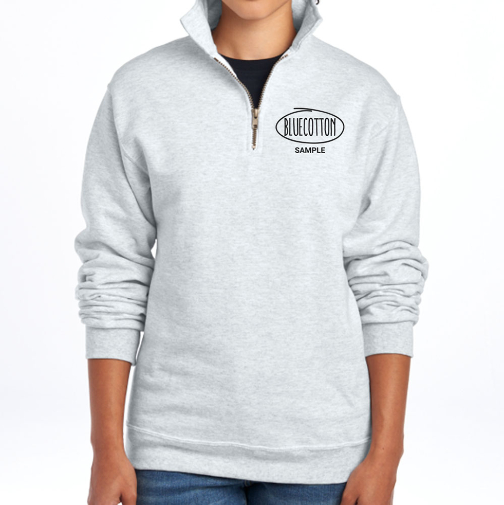 Image of 4528 Jerzees Super Sweats 50/50 Quarter-Zip Pullover