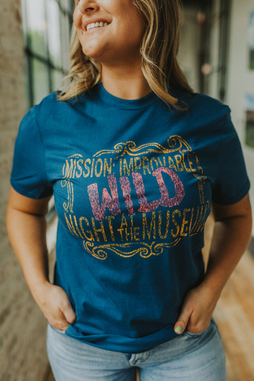 Customer wearing a DT6000 District Very Important Tee