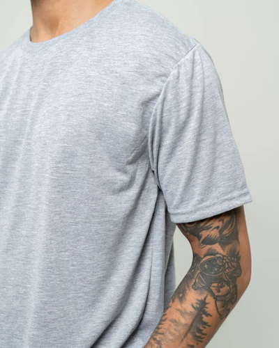 Closeup of a 42000 Gildan Core Performance Tee