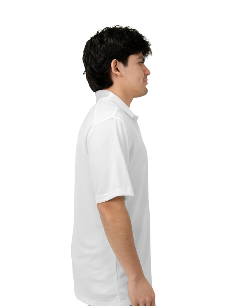 Image of a model wearing a NKDC1963 Nike Dri-FIT Micro Pique 2.0 Polo