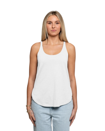 Model wearing a 5033 Next Level Women's Festival Tank