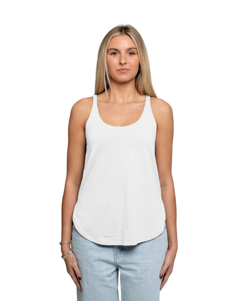 Image of a model wearing a 5033 Next Level Women's Festival Tank