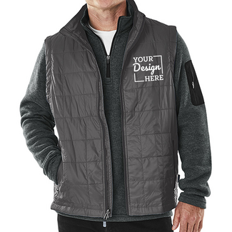 Custom Outerwear:  9535 Charles River Men's Radius Quilted Vest