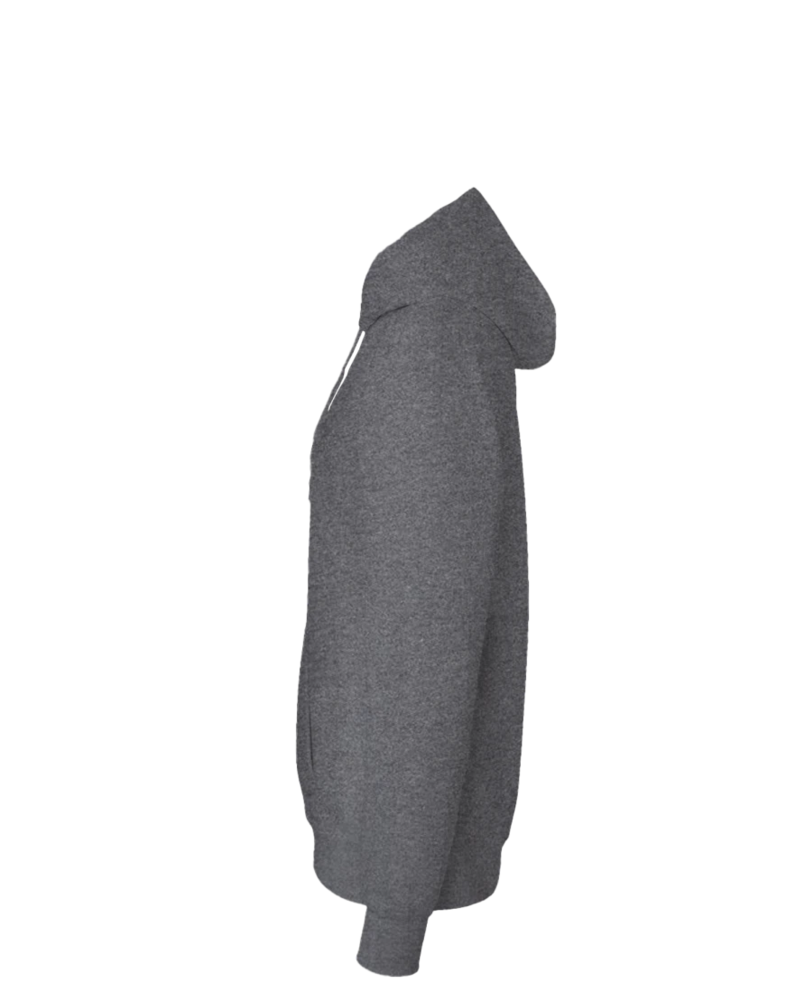 Image of a model wearing a F170 Hanes Pullover Hooded Sweatshirt
