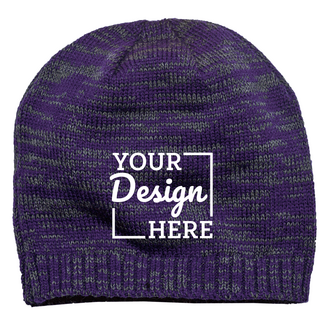 Custom Hats:  DT620 District Spaced-Dyed Beanie