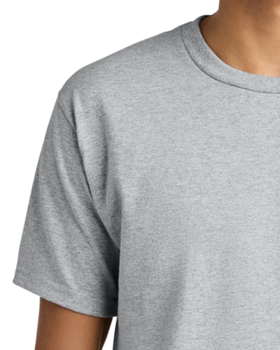 Closeup of a 1301 American Apparel Unisex Heavyweight Cotton Tee