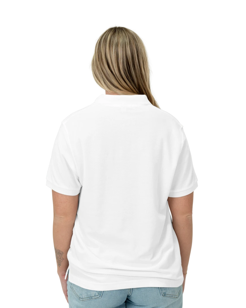 Image of a model wearing a L500 Ladies' Port Authority Silk Touch Polo