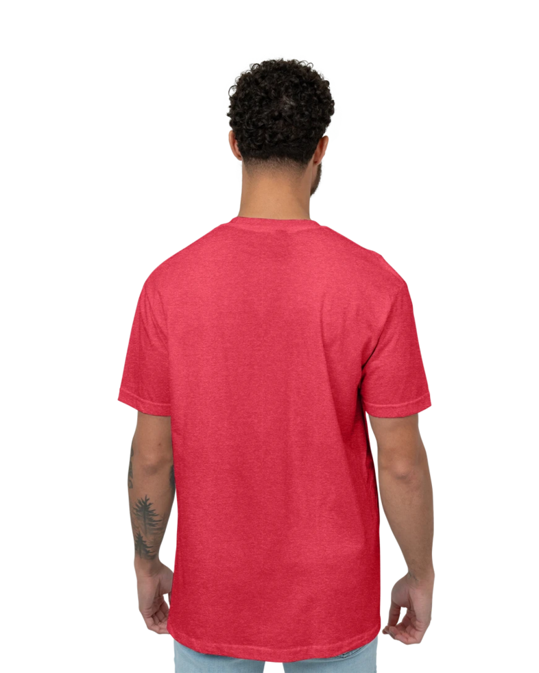 Image of a model wearing a 64000 Gildan SoftStyle Tee