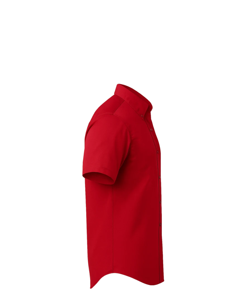 Image of a model wearing a S508 Port Authority Short Sleeve Easy Care Shirt