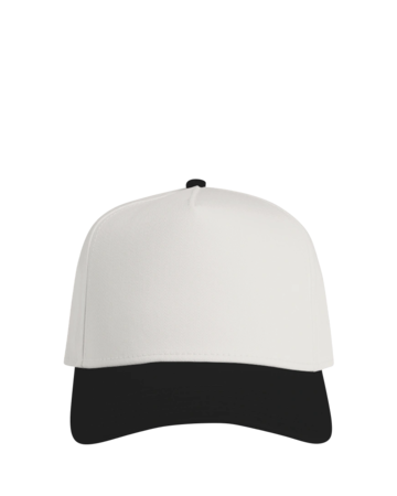 Model wearing a 1165 AS Colour Frame Two-Tone Cap